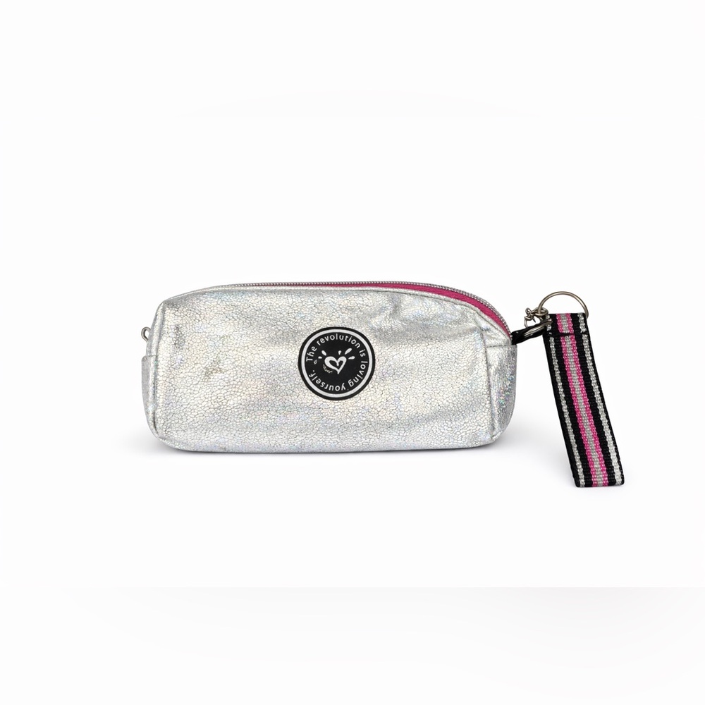 Justice 3 piece backpack set w/lunchbox and glitter pencil bag - Picture 6 of 7